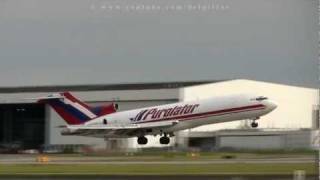 Purolator Courier DC10 B727 collection 2011 at YVR [upl. by Sibylle2]