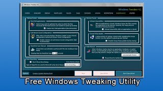 Free Windows Tweaking Utility [upl. by Nivk]