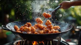 🔥Ultimate Crispy Chicken Nuggets with Homemade Sauce  Almazan Kitchen Outdoor Cooking [upl. by Aneela]