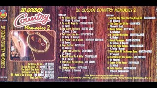 20 Golden Country Memories 2 [upl. by Corney]