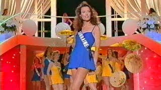 Miss France 1997  Défilé des 44 en Maillot de Bain [upl. by Enomar945]