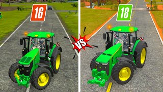 Fs16 vs Fs18 New John Deere Update  Fs16 amp Fs18 Multiplayer  Timelapse [upl. by Nylyaj]