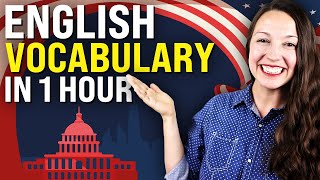 English Vocabulary in 1 hour advanced vocabulary lesson [upl. by Anerul]