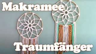 DIY Makramee Traumfänger knüpfen  einfach Schritt für Schritt ✨ [upl. by Lauretta]