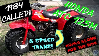 1984 HONDA ATC 125M 3Wheeler Trike RESTORATION amp Quick Ride 200S 200X 250R 250SX 350X BABY BRO [upl. by Akihc166]