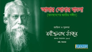 Amar Sonar Bangla  Bangladesh National Anthem  Lyrical Video [upl. by Larisa]