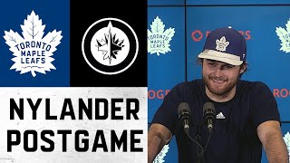 William Nylander Post Game  Toronto Maple Leafs vs Winnipeg Jets  March 31 2022 [upl. by Sukul]