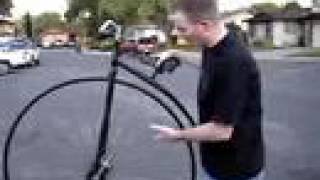 How to mount a penny farthing [upl. by Alba]