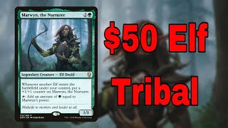 Nurture your wallet Elf Tribal Marwyn the Nurturer Under 50 Commander deck EDH [upl. by Lundquist]