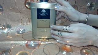 Yardley Gold Talcum Powder Perfumed Fragrance  Review [upl. by Det430]