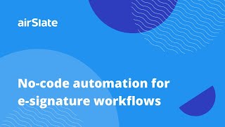 Automate eSignature Workflows without Coding [upl. by Else]