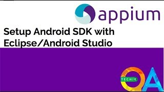 Setup Android SDK with EclipseAndroid Studio [upl. by Merell630]