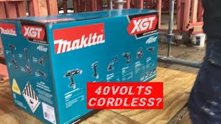 Makita 40volts XGT cordless combo kit [upl. by Geordie776]