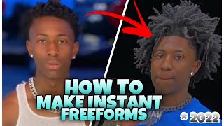 HOW TO MAKE INSTANT FREEFORM DREADS IN 2022🔥 [upl. by Lezti]