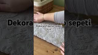 HAVLU KATLAMA TEKNİĞİ dekorasyon banyo evdekorasyonu diy kendinyap keşfettrending pinterest [upl. by Anyala]