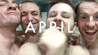 April  Pretentious Monthly Scrapbook 2016 [upl. by Ahcsap362]