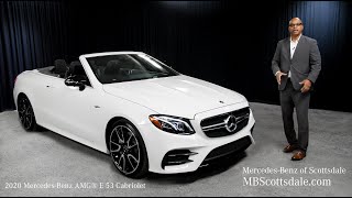 2020 MercedesBenz AMG® E 53 Cabriolet review from Mercedes Benz of Scottsdale [upl. by Nirek360]