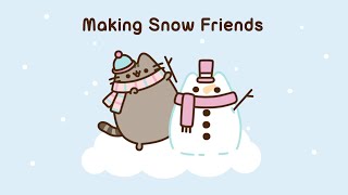 Pusheen Making Snow Friends [upl. by Anirb]