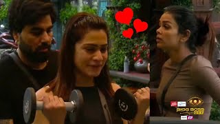 Armaan Malik Romantic Workout With Wife Kritika Malik In BB House  Bigg Boss OTT 3 Live Update [upl. by Edyaj]