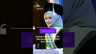 DIANA LAEWANG S Pd Wisudawan FAI UMSU Dari Thaeland [upl. by Akimaj125]