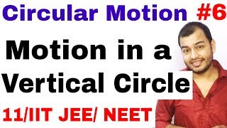 11 chap 4  Circular Motion 06  Motion in a Vertical Circle IIT JEE  NEET  Critical Velocity [upl. by Eneja]