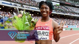 The VICTORIOUS ShellyAnn FraserPryce  Wanda Diamond League [upl. by Arahset]