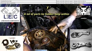 Ford 18 TDCi FAI Timing Chain Conversion Install [upl. by Irtimid]