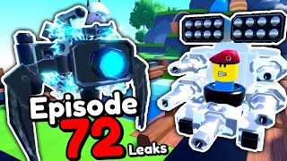 EPISODE 72 PART 1 UPDATE LEAKS Toilet Tower Defense [upl. by Euell]