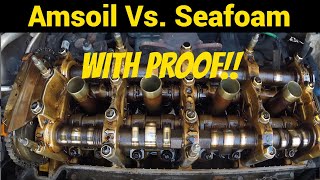 Amsoil Vs Seafoam Engine Flush  Who Wins Thorough comparison and PROOF [upl. by Nylarac]