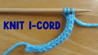 How to Knit an ICord [upl. by Bandler]