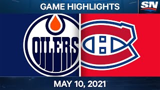 NHL Game Highlights  Oilers vs Canadiens  May 10 2021 [upl. by Oine550]