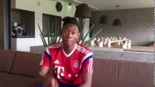 David Alaba unterstützt die FC Bayern Frauen [upl. by Hazlip]