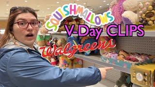 VALENTINES DAY Squishmallow CLIPS from Walgreens [upl. by Naed]