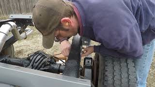 1993 Chevy K3500 Gooseneck Hitch Install [upl. by Arber]