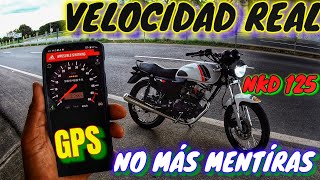 🔥🔥🔥🔥VELOCIDAD REAL AKT NKD 125 MEDIDA POR GPS🚨🚨🚨🚨🚨 EL VITE [upl. by Anotal]