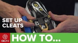 How To Set Up Cleats For Clipless Pedals [upl. by Moraj959]