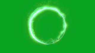 Particle Ring Green Screen Adobe After Effects HD 720P HD [upl. by Sabah654]