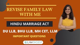 Marriage under Hindu Law  Family Law [upl. by Lyndsay]