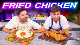 A Ridiculous Fried Chicken Battle  Sorted Food [upl. by Nathanoj]