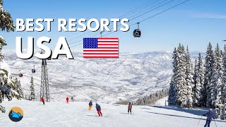 Top 10 Ski Resorts in the US  202324 [upl. by Gerianna]