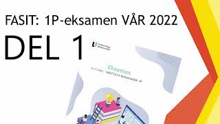 FASIT 1P  Eksamen Høst 2022  Del 1 [upl. by Hattie743]