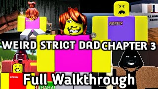 Weird Strict Dad Chapter 3 Full Walkthrough Gameplay amp All Endings [upl. by Marron538]