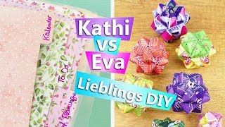 DIY Inspiration Challenge 159  Eva amp Kathis LIEBLINGS DIY Kalender Makeover Origami Ideen deutsch [upl. by Inele447]