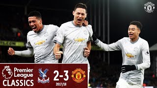 Crystal Palace 23 Manchester United  Last Time Out  Premier League Classics [upl. by Malinin]