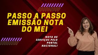 PASSO A PASSO PARA EMITIR NOTA FISCAL MEI [upl. by Alikahs]