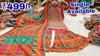 Fancy Dresses only ₹499 Readymade Pakistani Suits Hyderabad wholesale shopping [upl. by Kareem482]