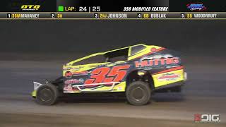 AlbanySaratoga Speedway  358 Modified Feature Highlights  61424 [upl. by Alliw]