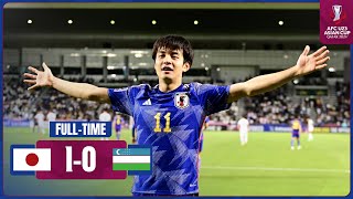 AFCU23  Japan 1  0 Uzbekistan [upl. by Anairam]