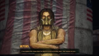 Talking to Ulysses after siding with Yes Man  Fallout New Vegas [upl. by Lechner211]