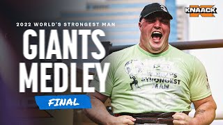 KNAACK Giants Medley  2022 Worlds Strongest Man FINAL [upl. by Nadaba862]